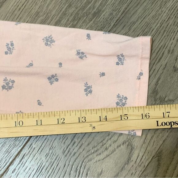 Croft & Barrow NWOT Pink Flannel Nightgown Women’s M Lace Trim Long Sleeve Maxi. - Picture 12 of 14